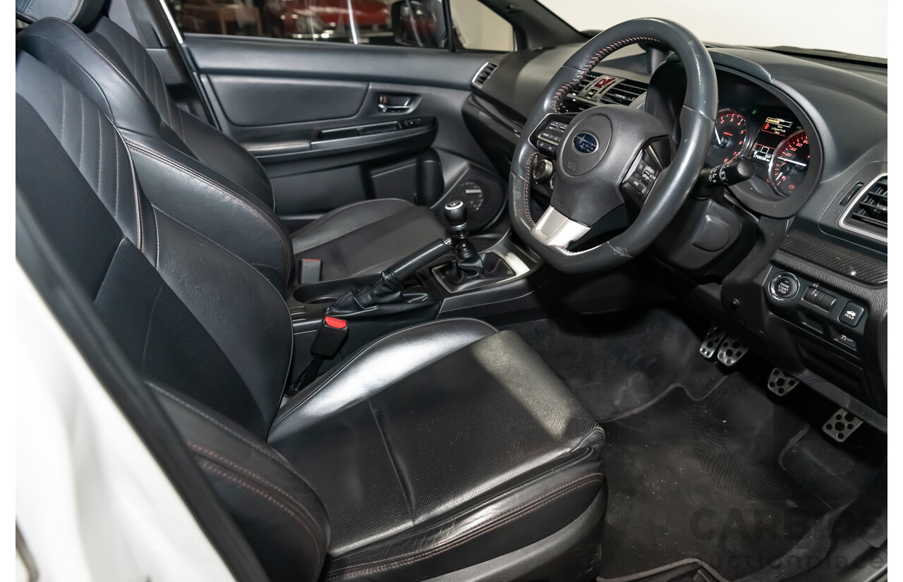 8/2014 Subaru WRX Premium (AWD) MY15 4d Sedan White Turbo 2.0L
