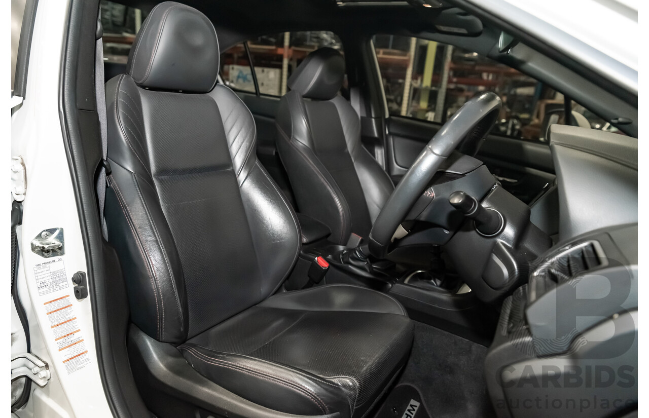 8/2014 Subaru WRX Premium (AWD) MY15 4d Sedan White Turbo 2.0L