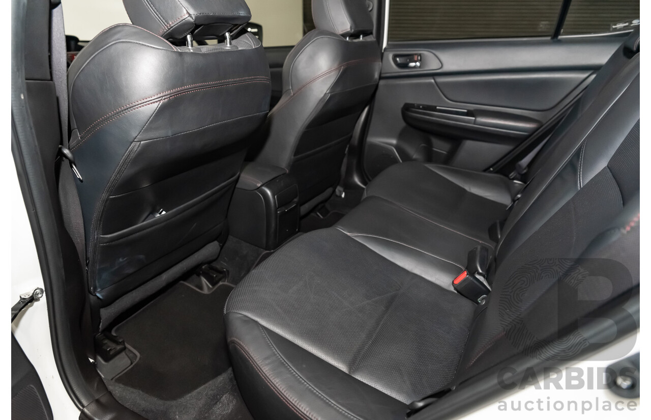 8/2014 Subaru WRX Premium (AWD) MY15 4d Sedan White Turbo 2.0L