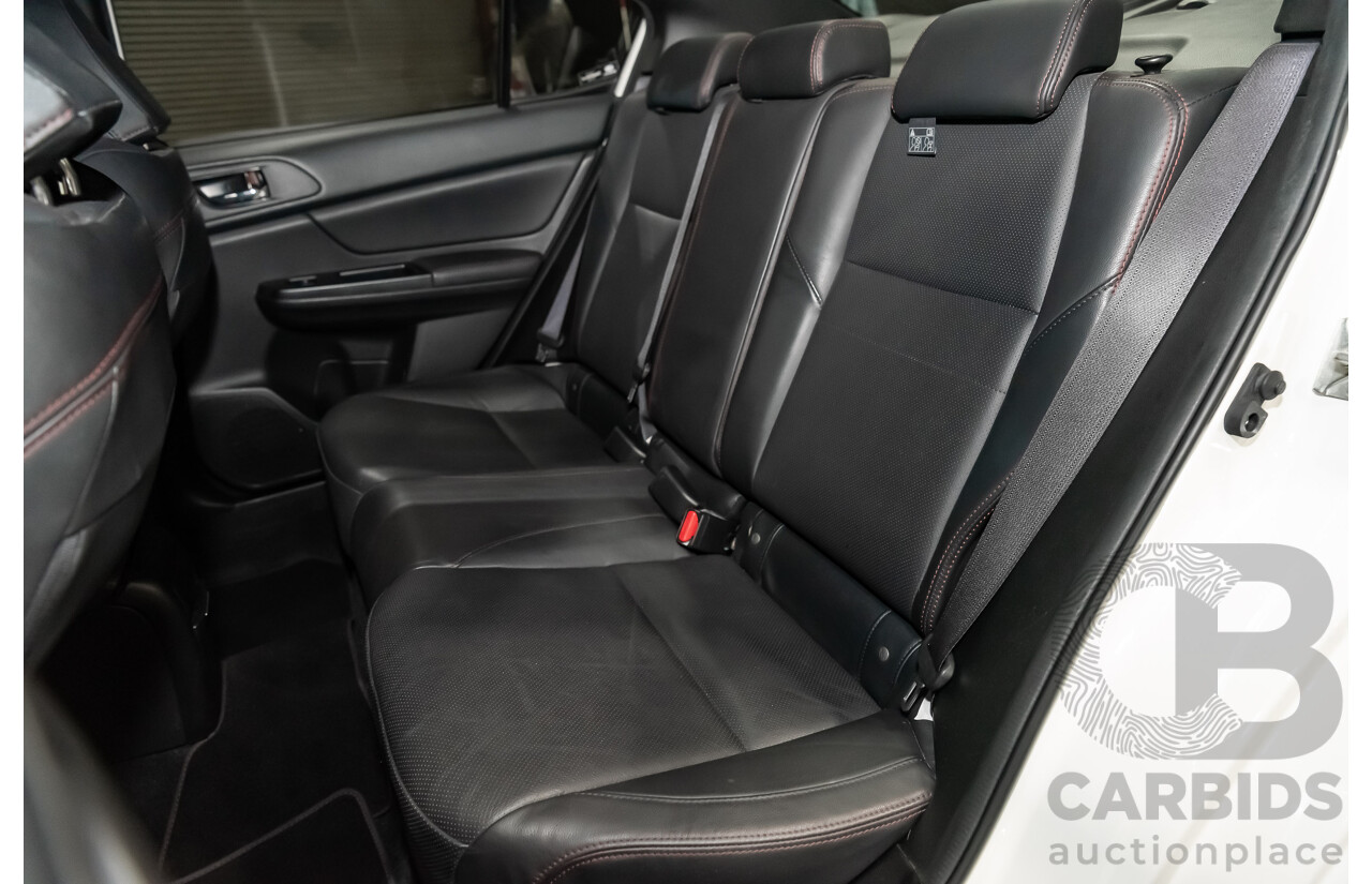 8/2014 Subaru WRX Premium (AWD) MY15 4d Sedan White Turbo 2.0L