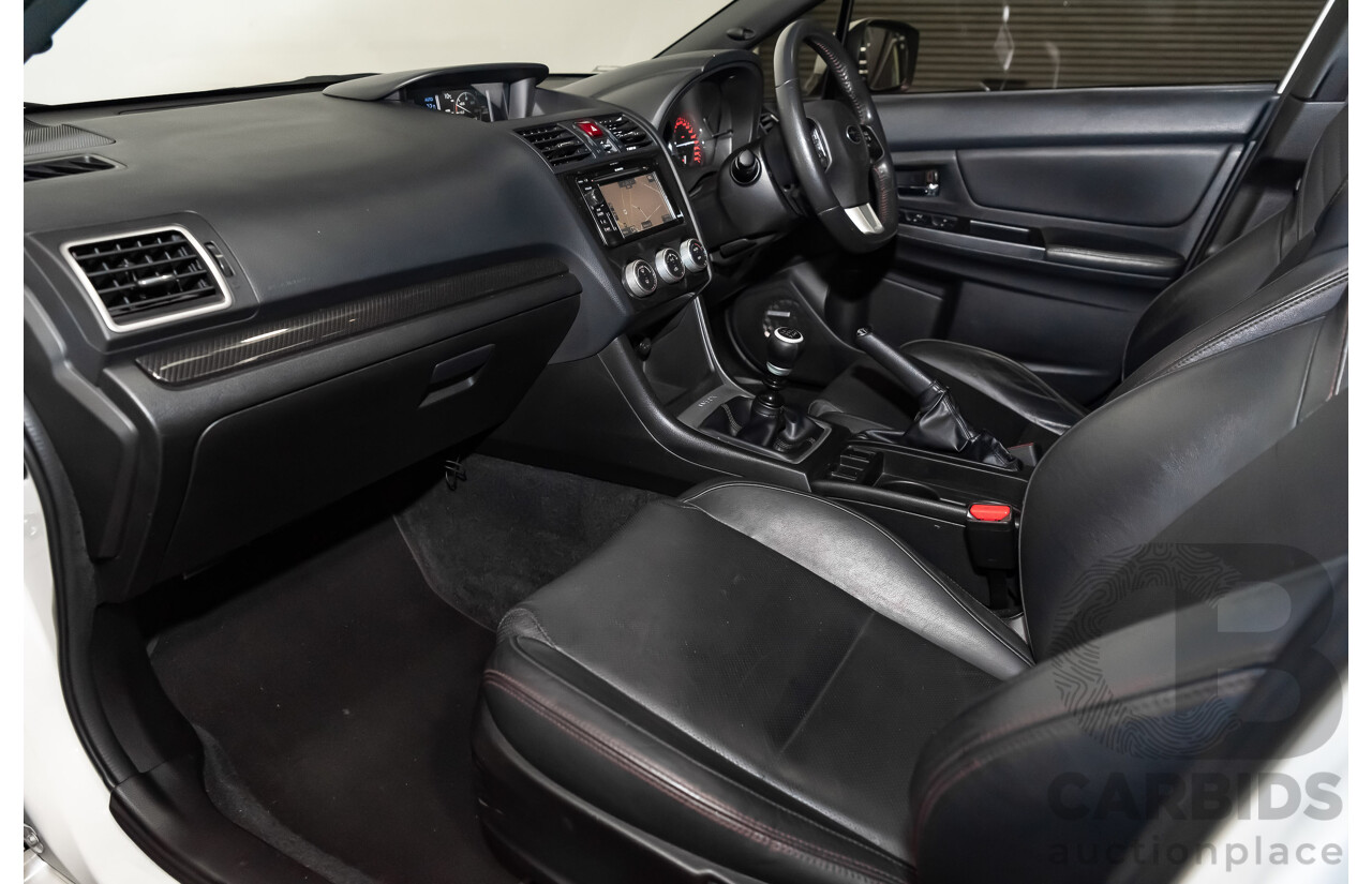 8/2014 Subaru WRX Premium (AWD) MY15 4d Sedan White Turbo 2.0L