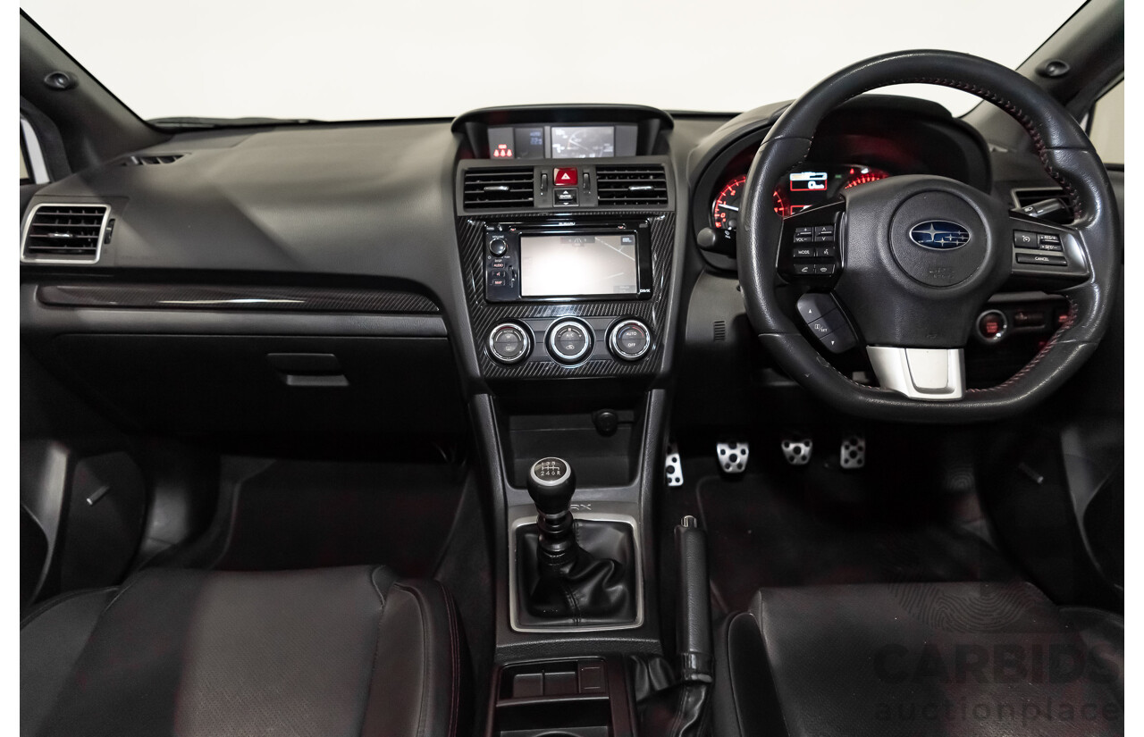 8/2014 Subaru WRX Premium (AWD) MY15 4d Sedan White Turbo 2.0L