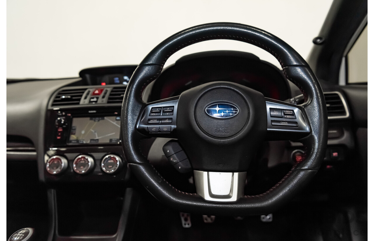 8/2014 Subaru WRX Premium (AWD) MY15 4d Sedan White Turbo 2.0L