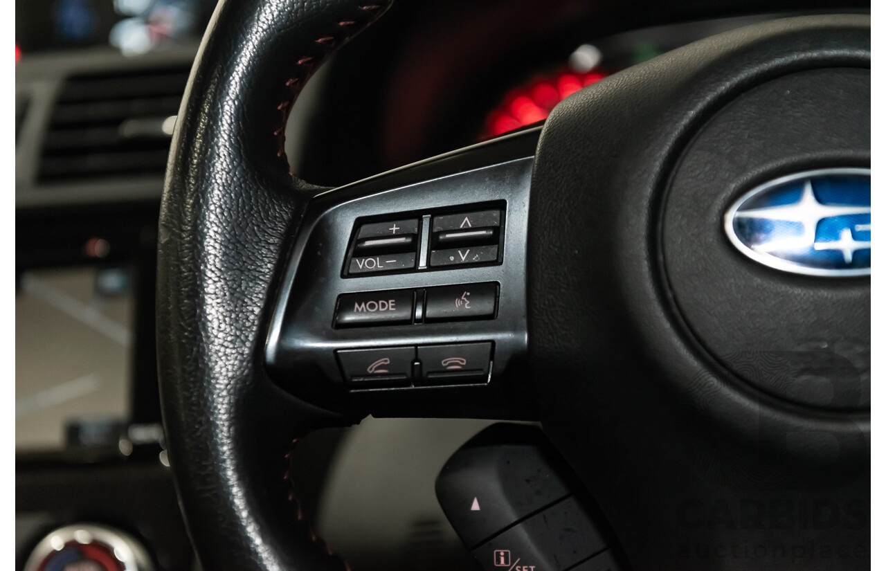 8/2014 Subaru WRX Premium (AWD) MY15 4d Sedan White Turbo 2.0L