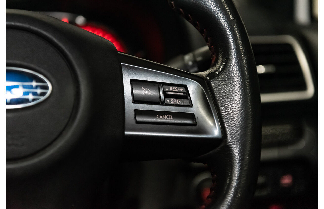 8/2014 Subaru WRX Premium (AWD) MY15 4d Sedan White Turbo 2.0L