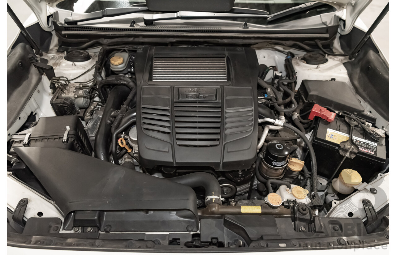 8/2014 Subaru WRX Premium (AWD) MY15 4d Sedan White Turbo 2.0L