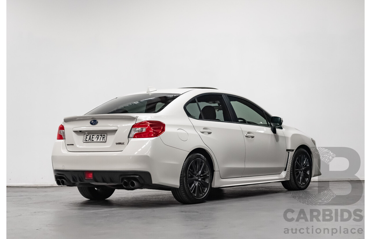 8/2014 Subaru WRX Premium (AWD) MY15 4d Sedan White Turbo 2.0L