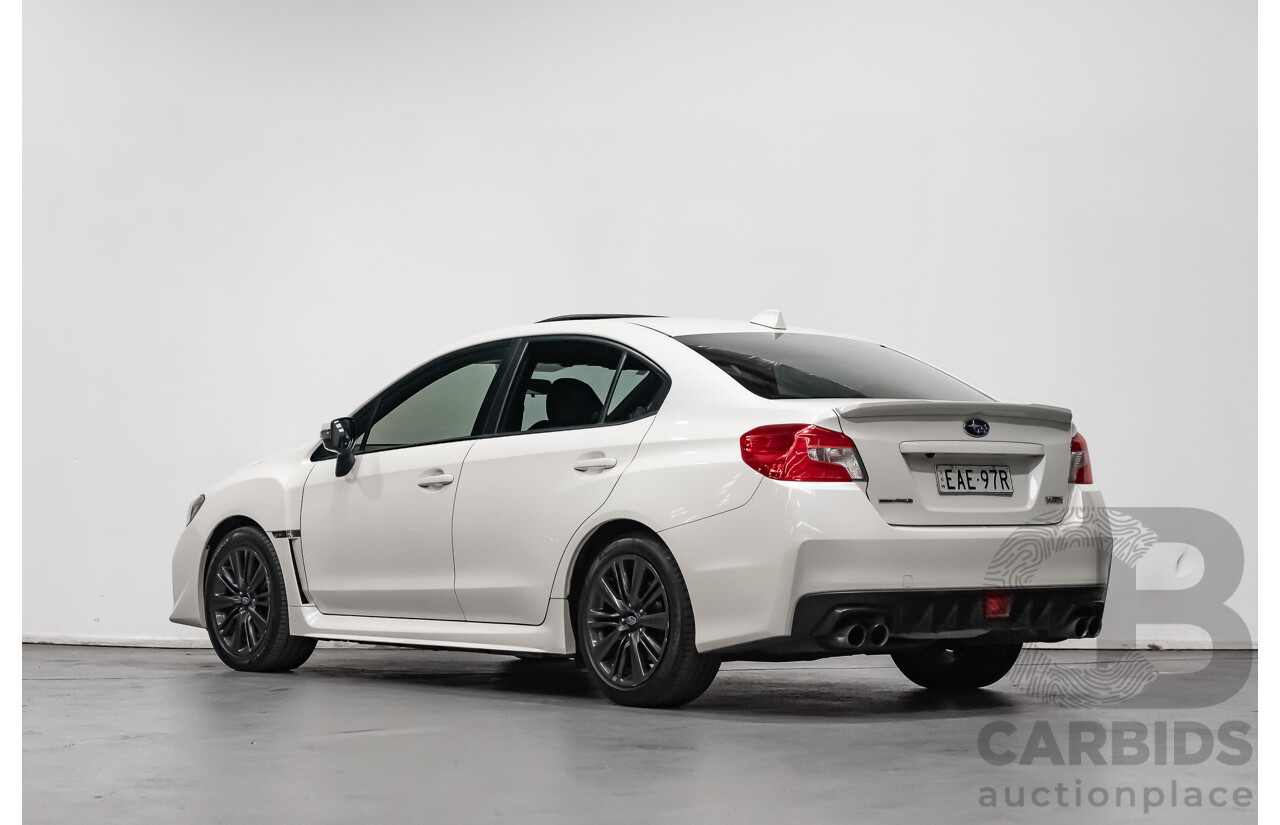 8/2014 Subaru WRX Premium (AWD) MY15 4d Sedan White Turbo 2.0L