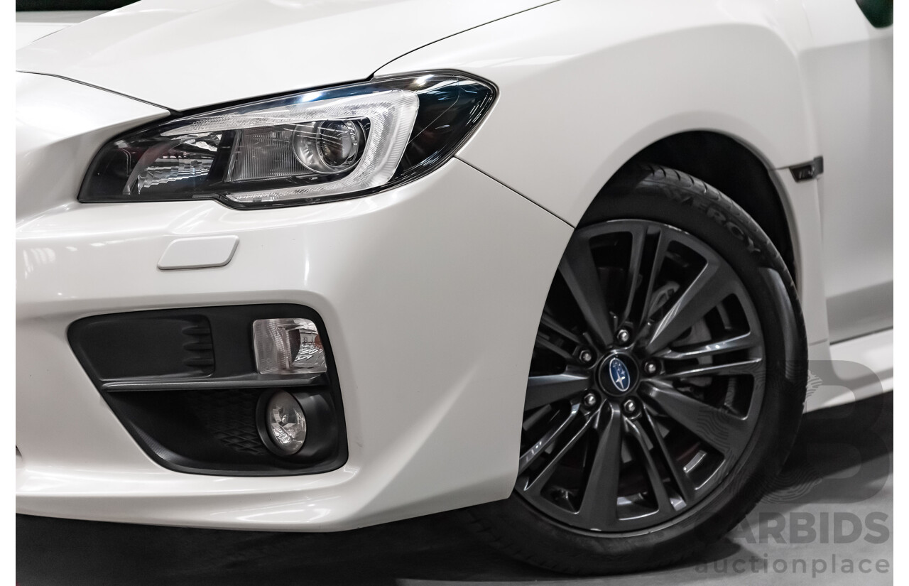 8/2014 Subaru WRX Premium (AWD) MY15 4d Sedan White Turbo 2.0L
