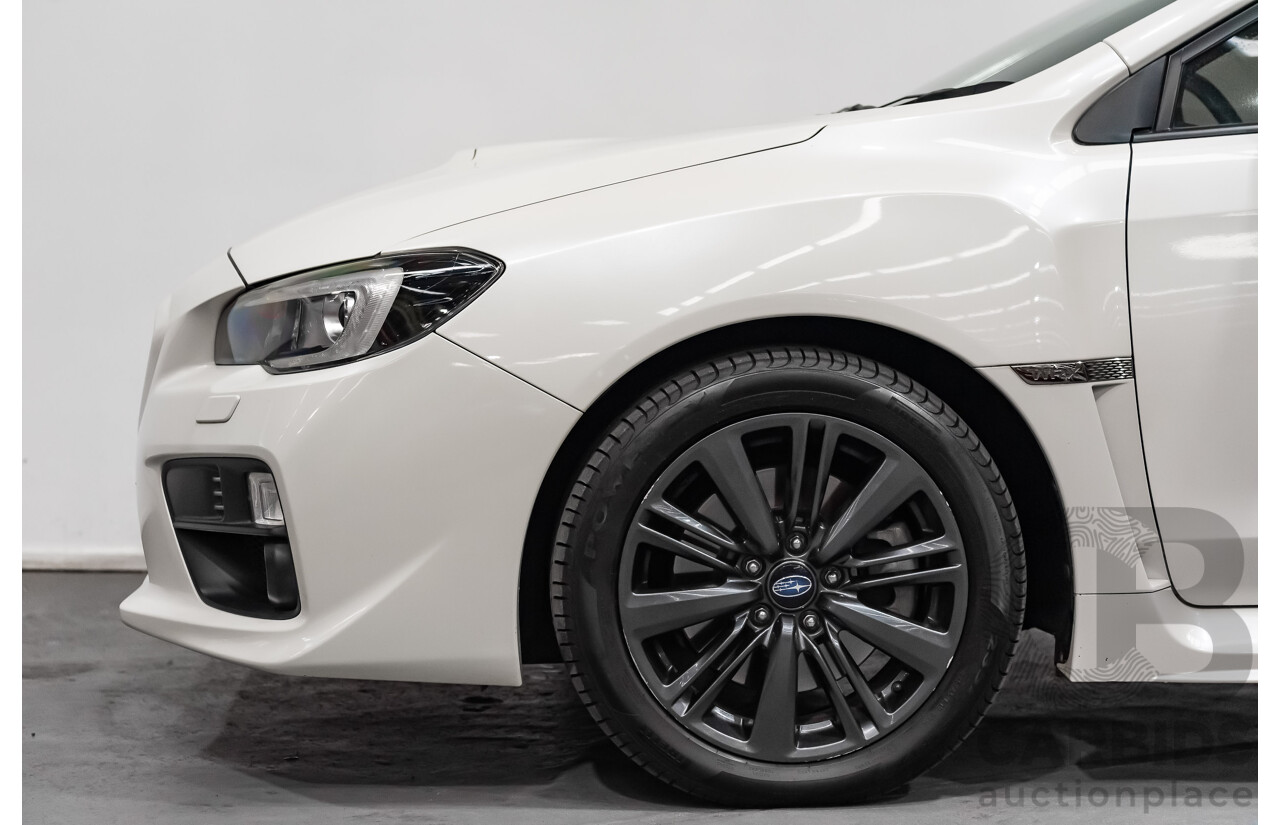 8/2014 Subaru WRX Premium (AWD) MY15 4d Sedan White Turbo 2.0L