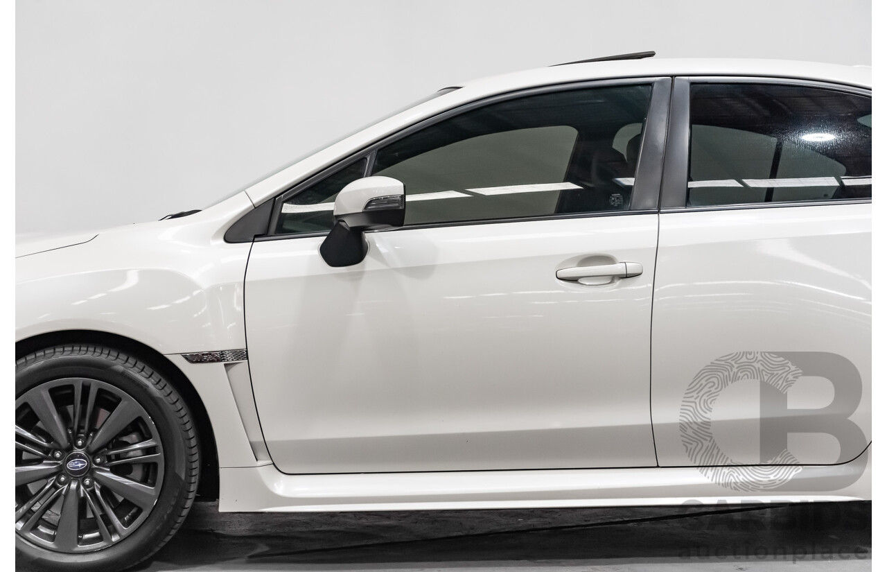 8/2014 Subaru WRX Premium (AWD) MY15 4d Sedan White Turbo 2.0L
