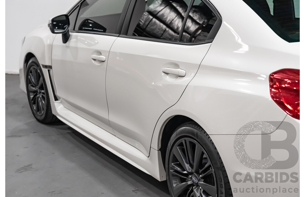8/2014 Subaru WRX Premium (AWD) MY15 4d Sedan White Turbo 2.0L