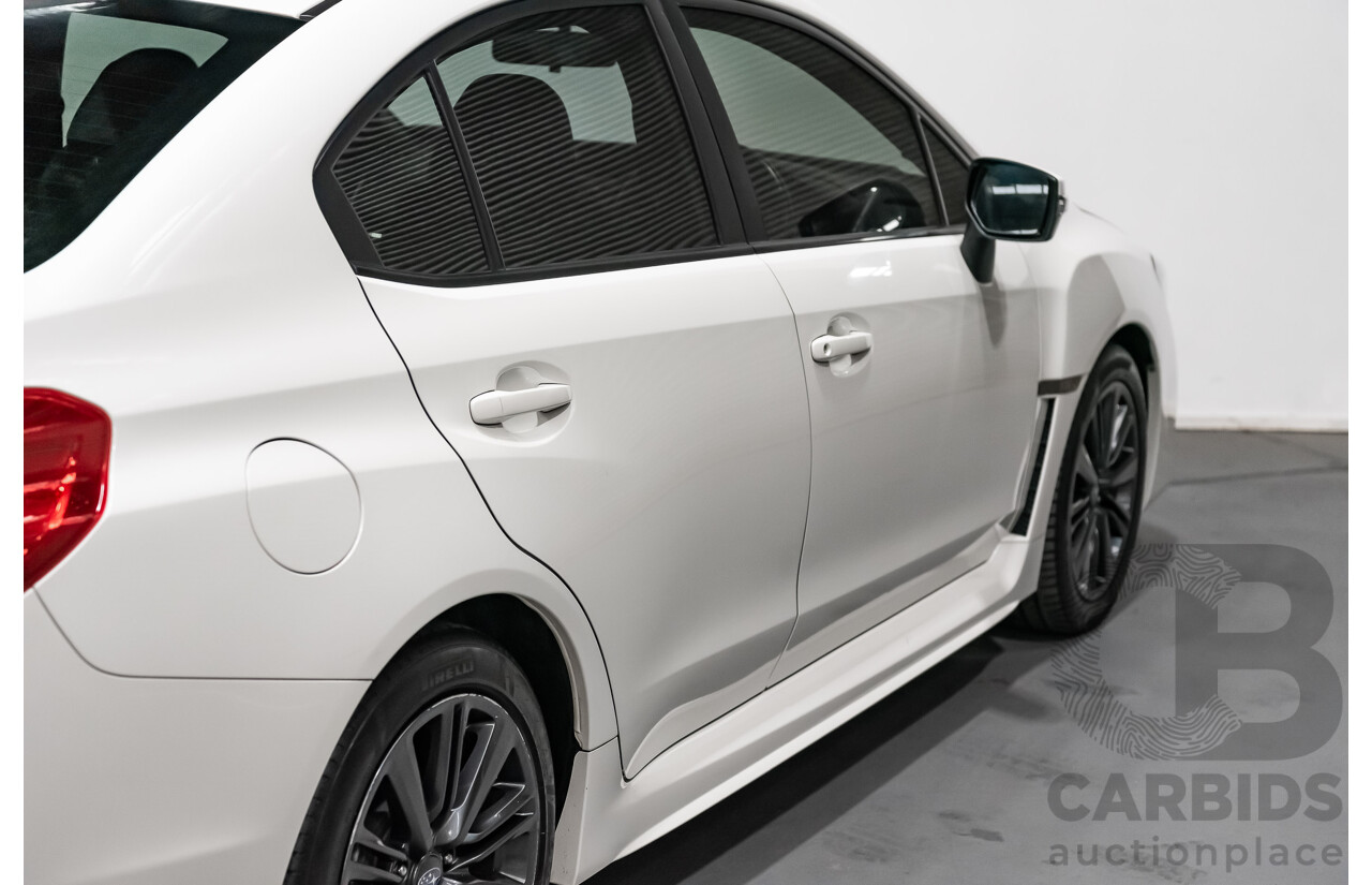 8/2014 Subaru WRX Premium (AWD) MY15 4d Sedan White Turbo 2.0L