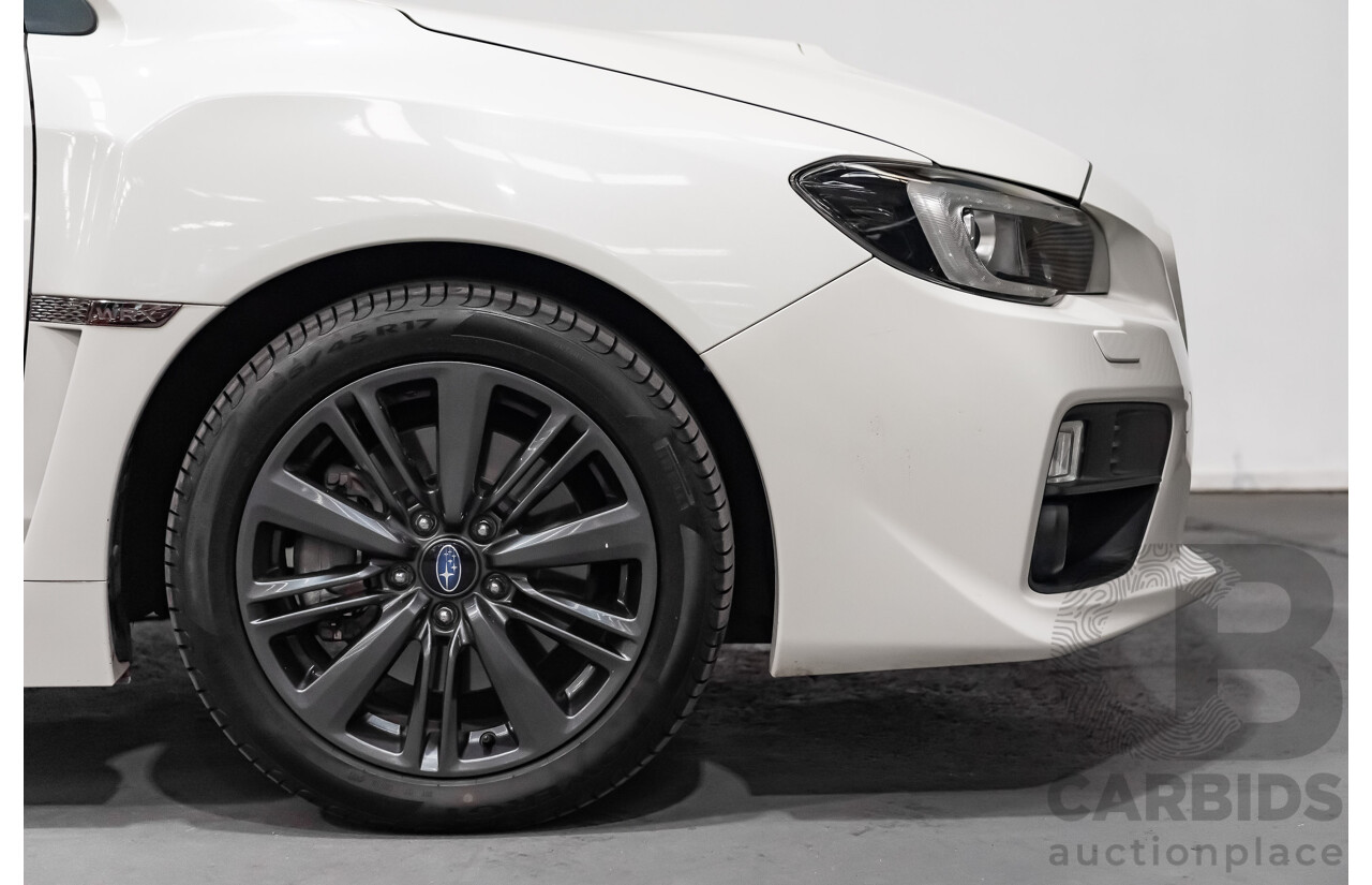 8/2014 Subaru WRX Premium (AWD) MY15 4d Sedan White Turbo 2.0L
