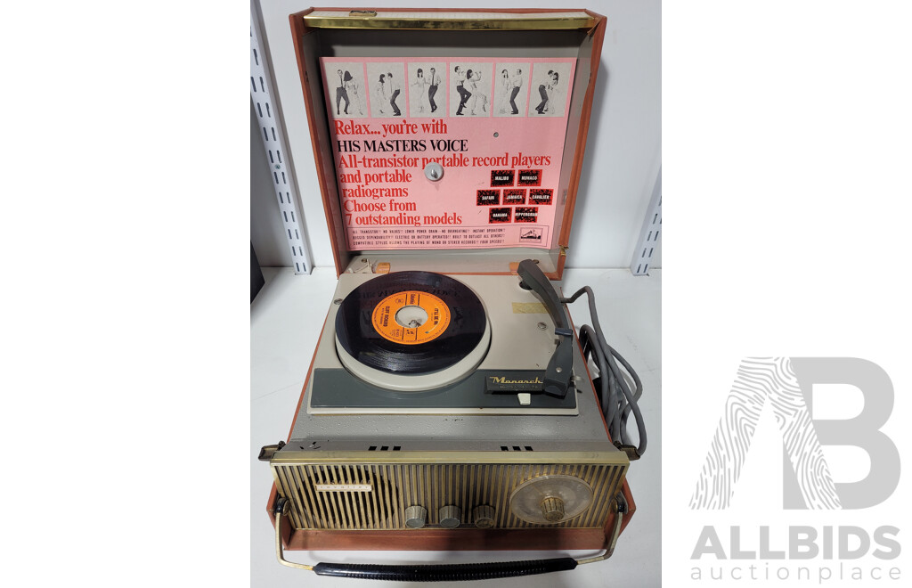 Vintage HMV Cavalier Monach Portable - Lot 1487186 | ALLBIDS
