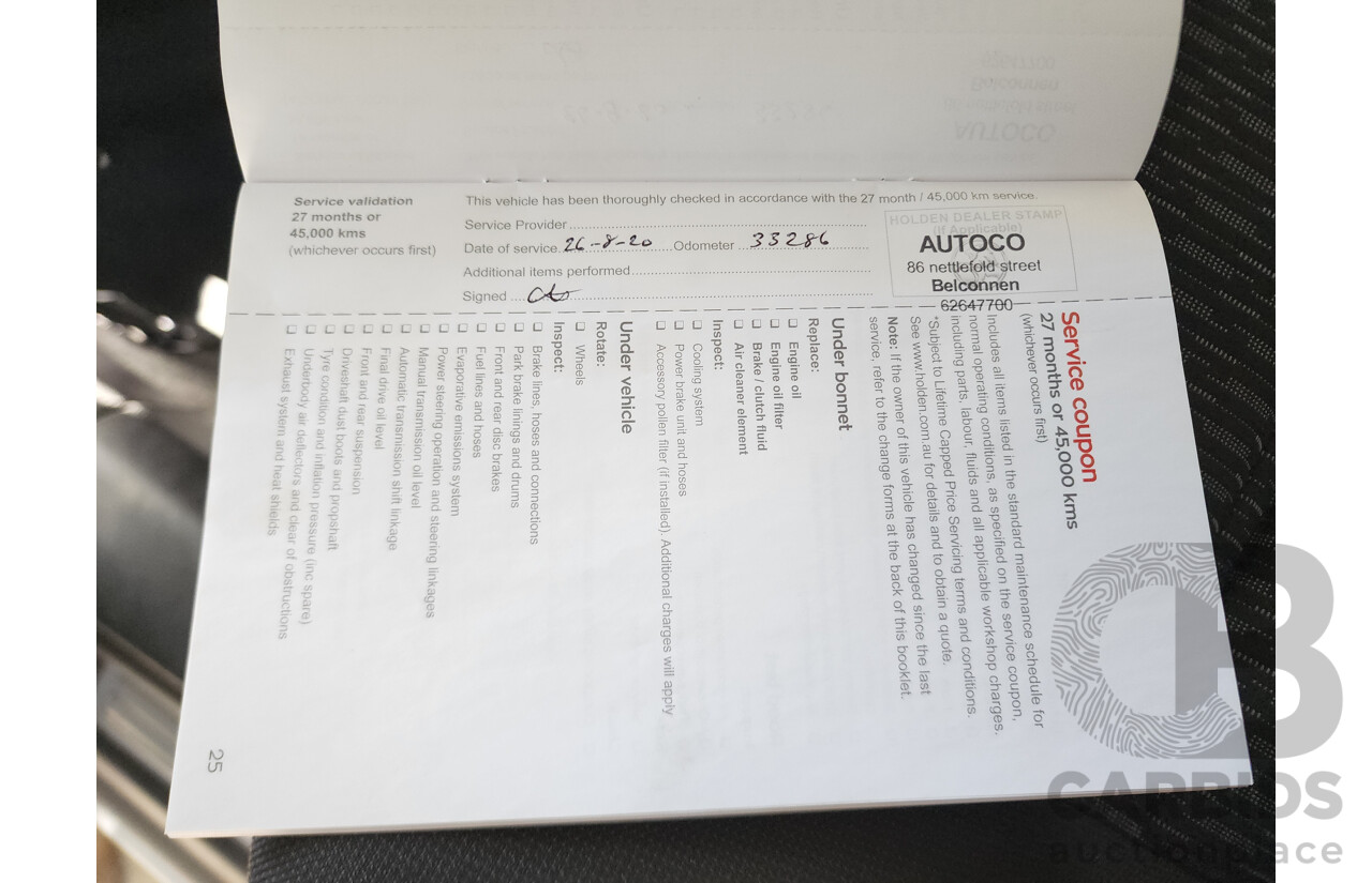 7/2017 Holden Commodore Evoke VF11 4d Sportwagon White V6 3.0L