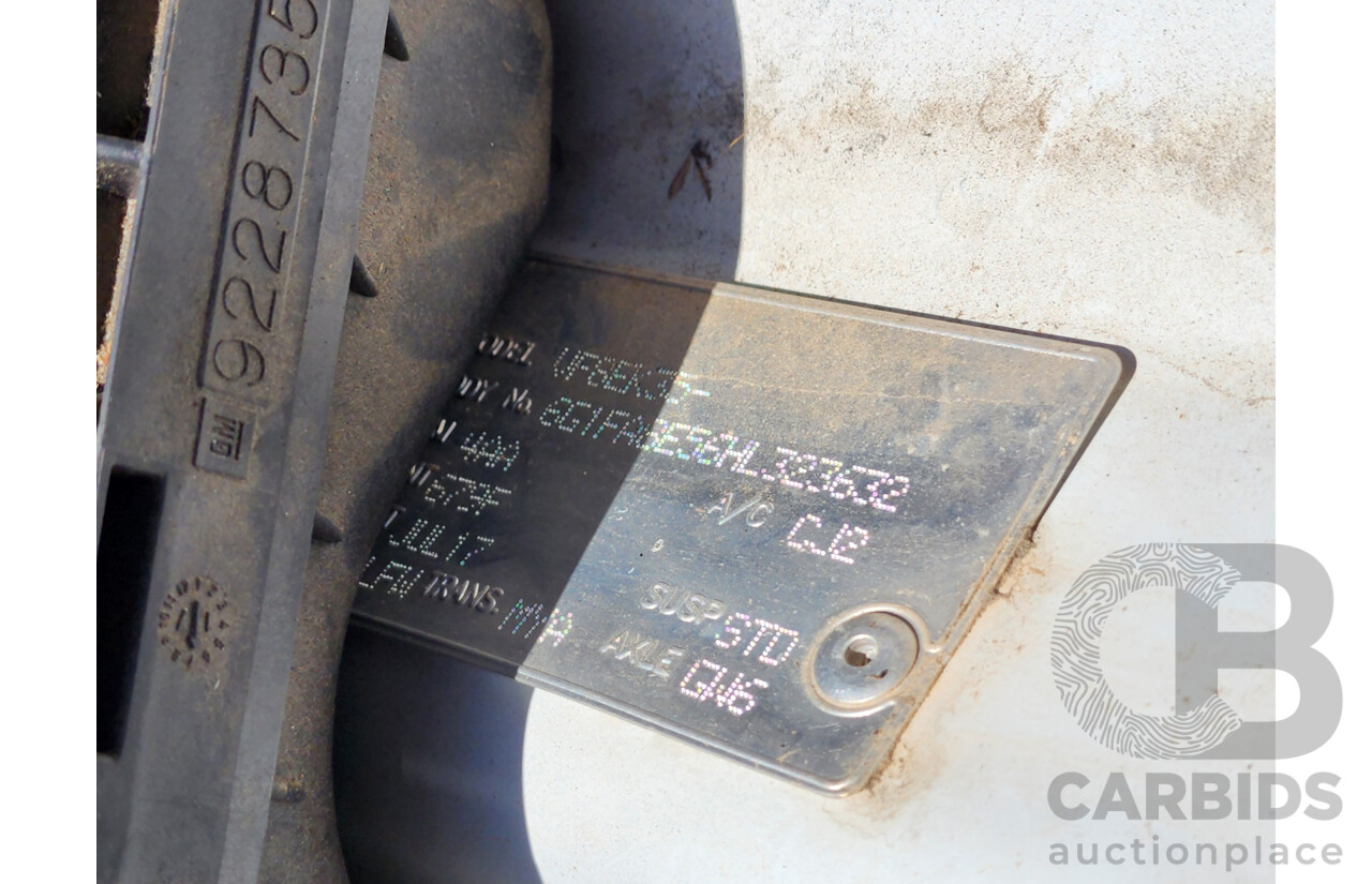 7/2017 Holden Commodore Evoke VF11 4d Sportwagon White V6 3.0L