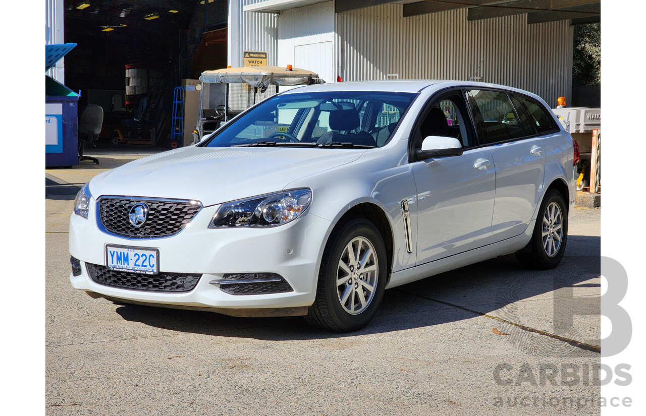 7/2017 Holden Commodore Evoke VF11 4d Sportwagon White V6 3.0L