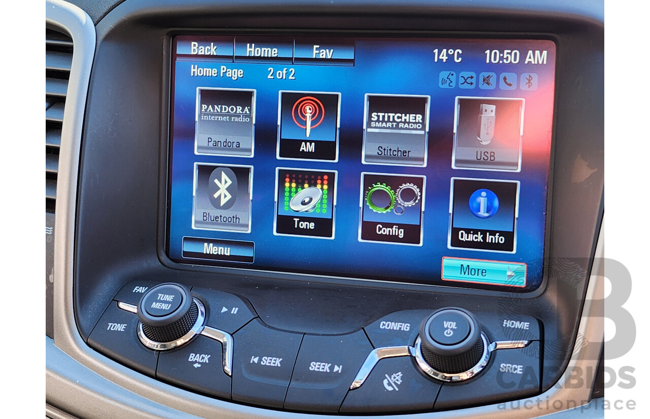 7/2017 Holden Commodore Evoke VF11 4d Sportwagon White V6 3.0L