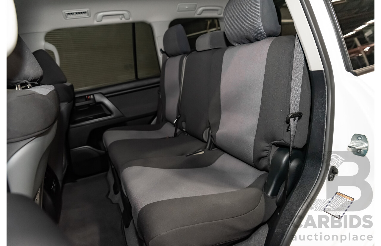 8/2018 Toyota Landcruiser GXL (4x4) VDJ200R MY19 4d Wagon White Turbo Diesel V8 4.5L - 8 Seater