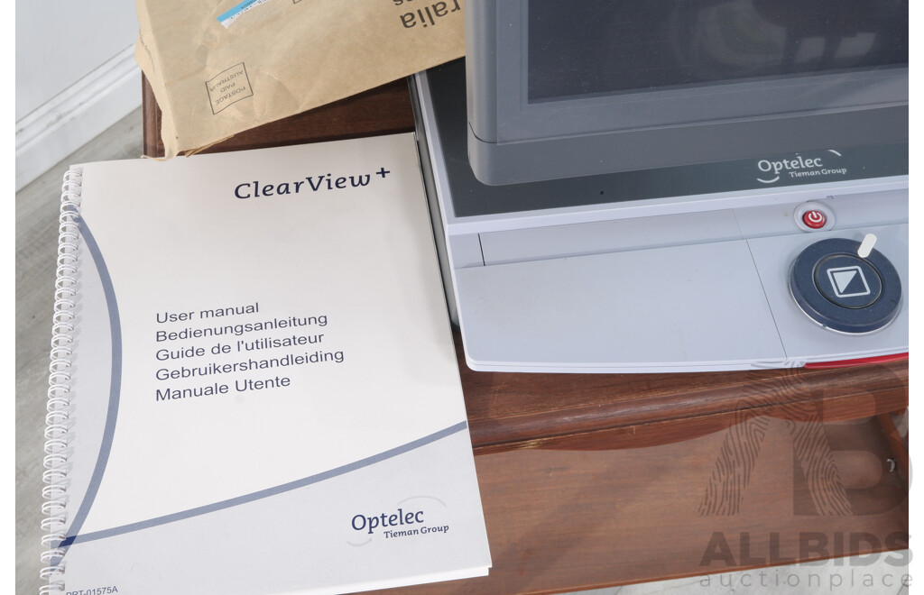 Optelec Clear View and Auto-Focus - Lot 1504292 | ALLBIDS