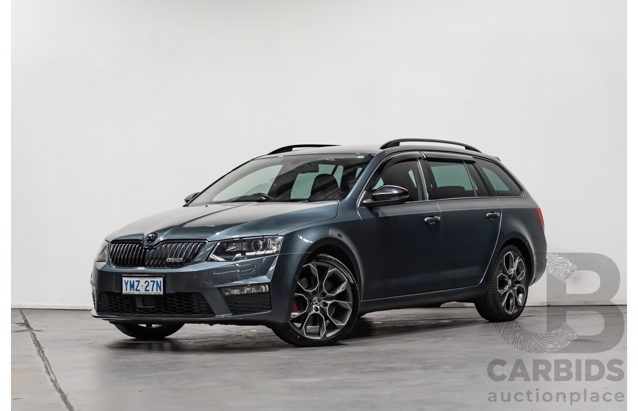 5/2015 Skoda Octavia RS162 TSI NE MY15 4d Wagon Grey Turbo 2.0L