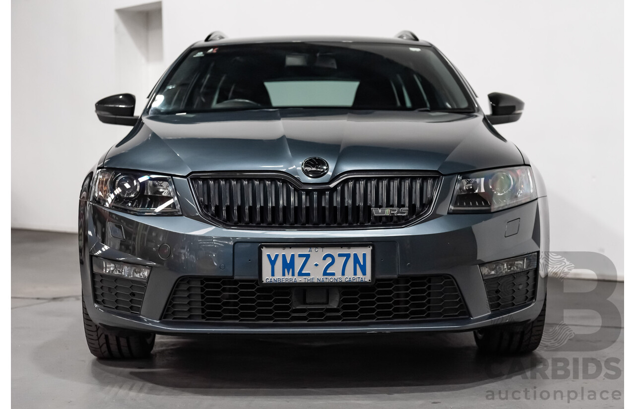 5/2015 Skoda Octavia RS162 TSI NE MY15 4d Wagon Grey Turbo 2.0L