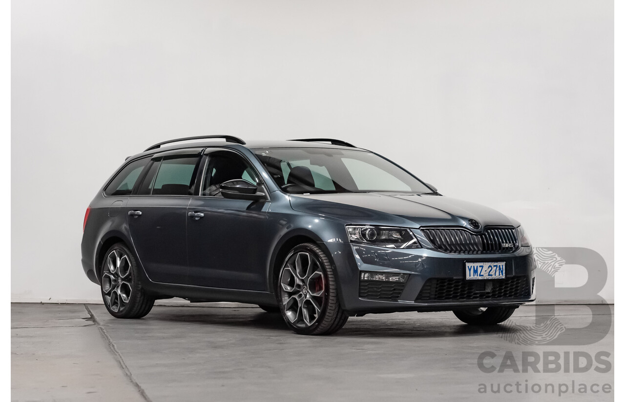 5/2015 Skoda Octavia RS162 TSI NE MY15 4d Wagon Grey Turbo 2.0L