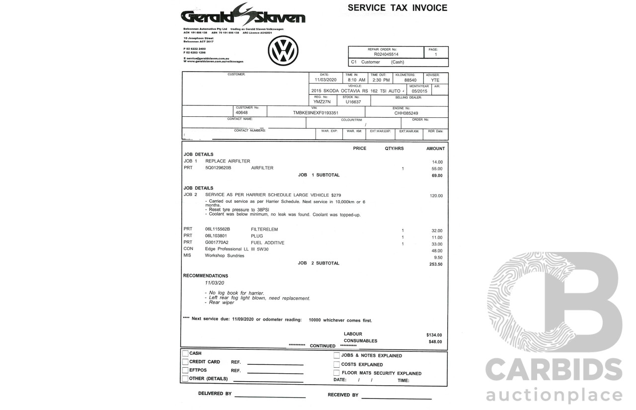 5/2015 Skoda Octavia RS162 TSI NE MY15 4d Wagon Grey Turbo 2.0L
