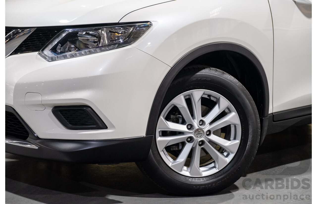 3/2017 Nissan X-Trail ST (fwd) T32 4d Wagon Pearl White 2.5L