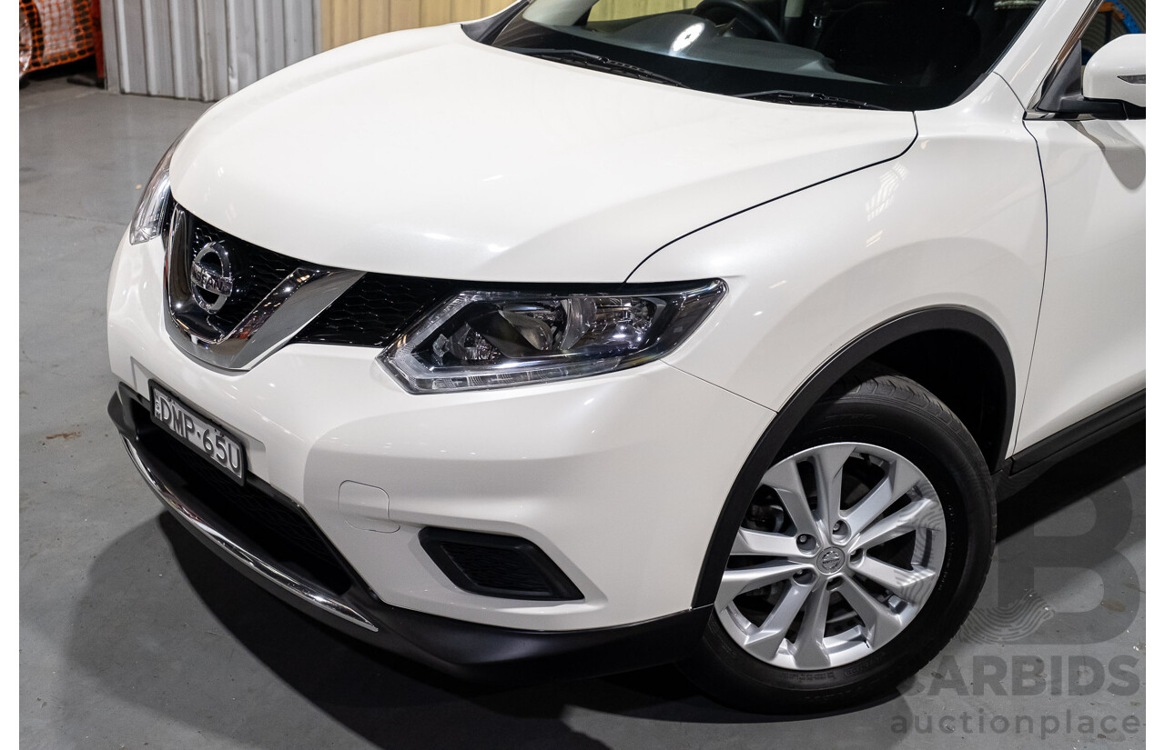 3/2017 Nissan X-Trail ST (fwd) T32 4d Wagon Pearl White 2.5L