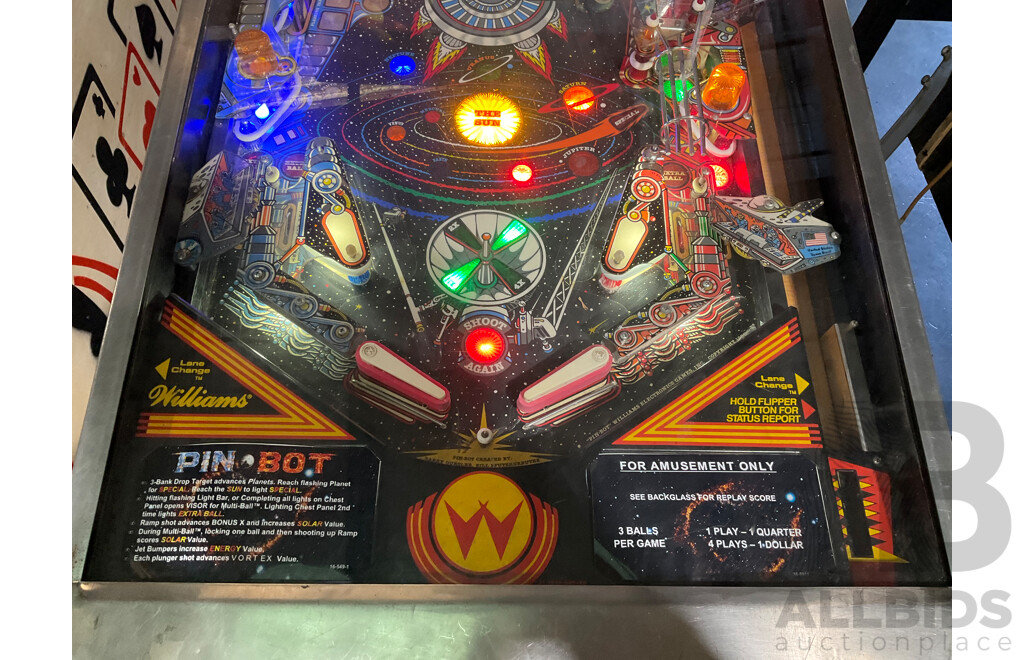 PIN-BOT (Williams) Pinball Machine