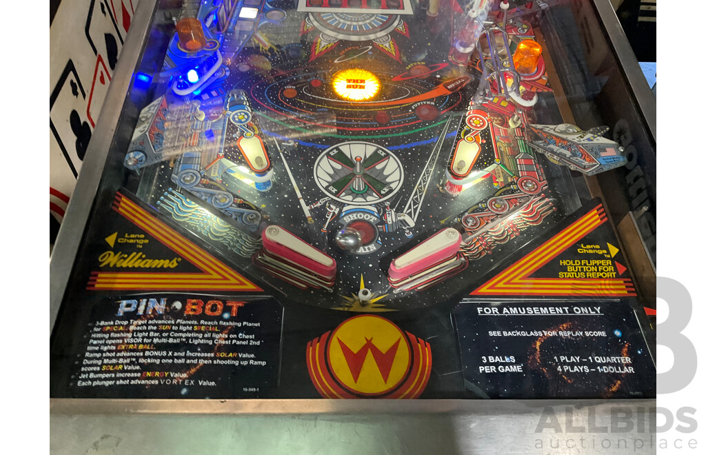 PIN-BOT (Williams) Pinball Machine