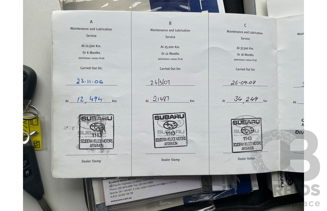 5/2006 Subaru Liberty 3.0r-B MY06 4d Sedan Silver 3.0L