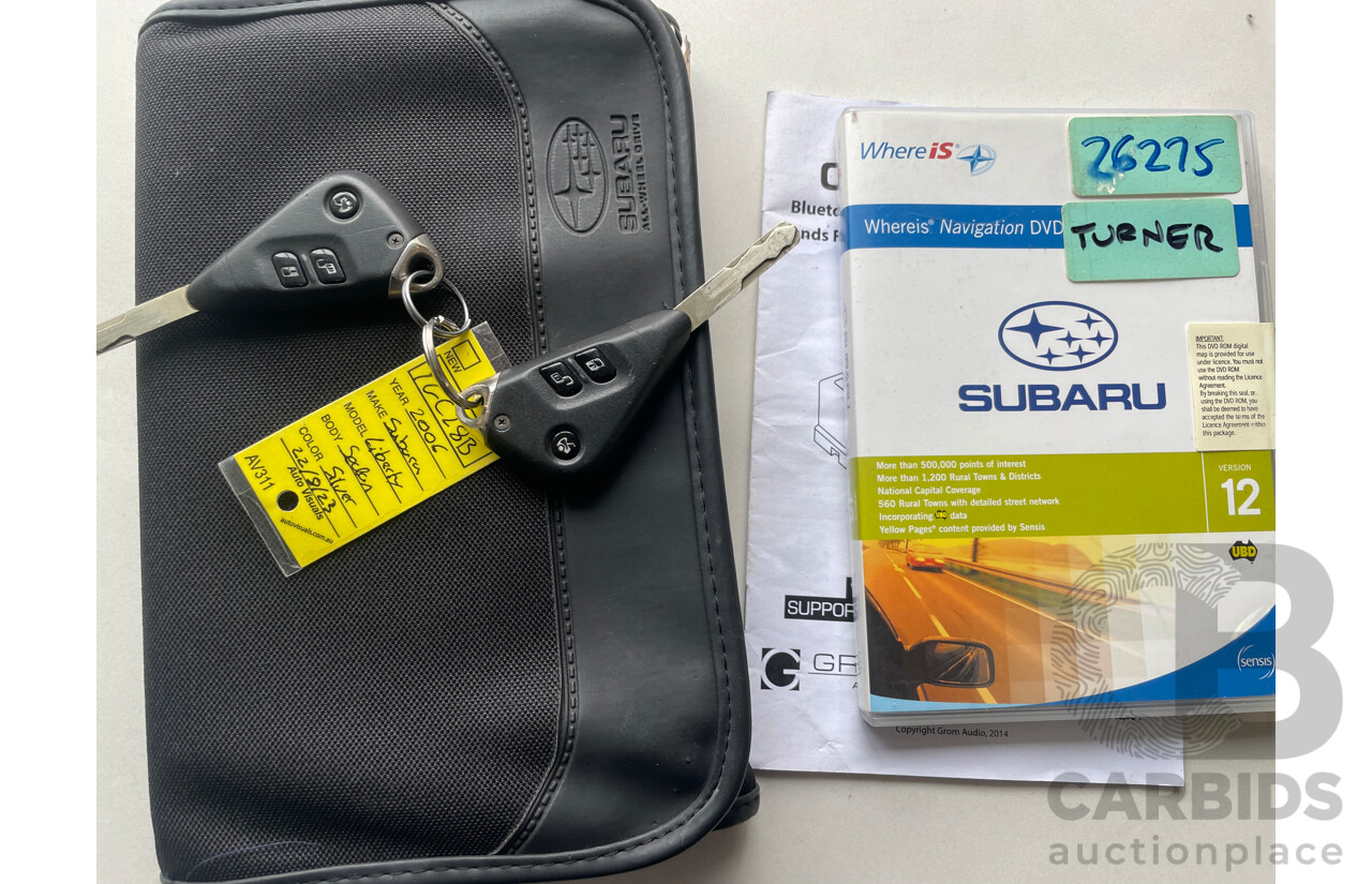 5/2006 Subaru Liberty 3.0r-B MY06 4d Sedan Silver 3.0L