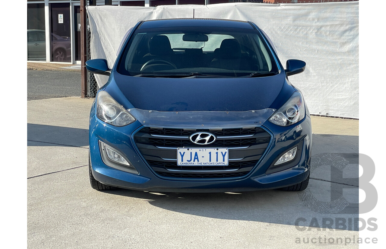 7/2015 Hyundai i30 Active GD3 SERIES 2 5d Hatchback Blue 1.8L
