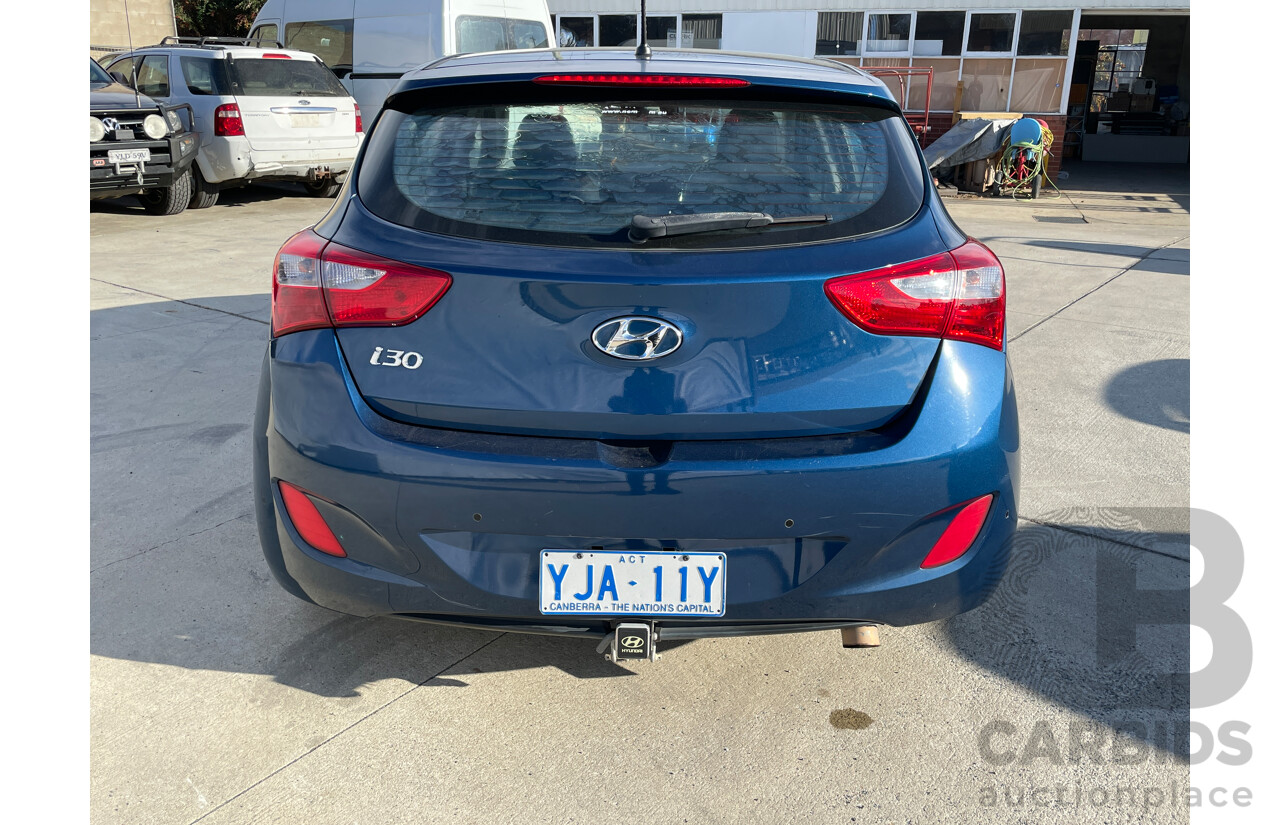 7/2015 Hyundai i30 Active GD3 SERIES 2 5d Hatchback Blue 1.8L