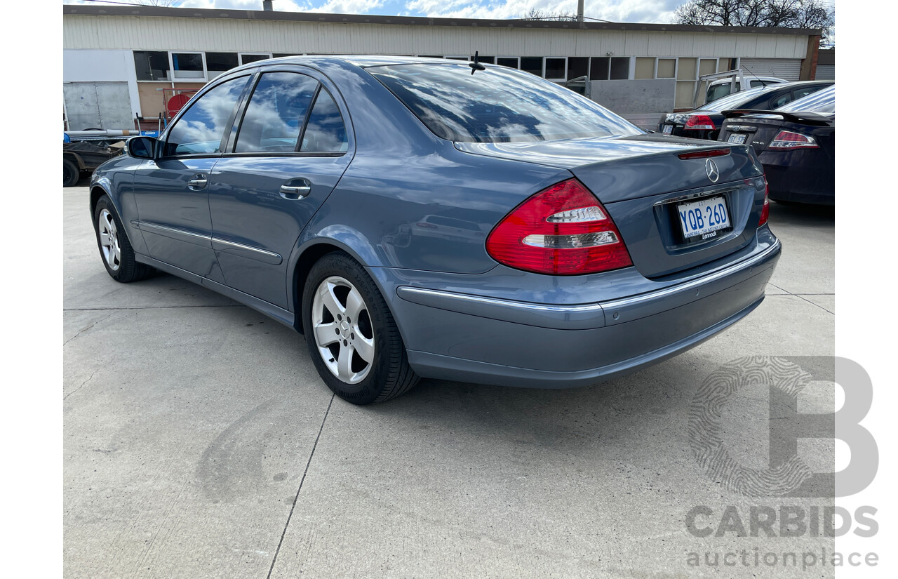 5/2005 Mercedes-Benz E200k Avantgarde 211 4d Sedan Blue 1.8L