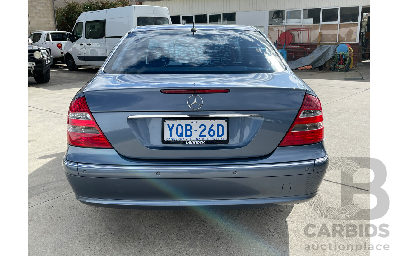 5/2005 Mercedes-Benz E200k Avantgarde 211 4d Sedan Blue 1.8L