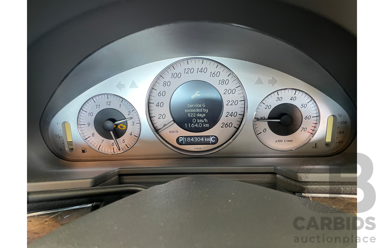 5/2005 Mercedes-Benz E200k Avantgarde 211 4d Sedan Blue 1.8L