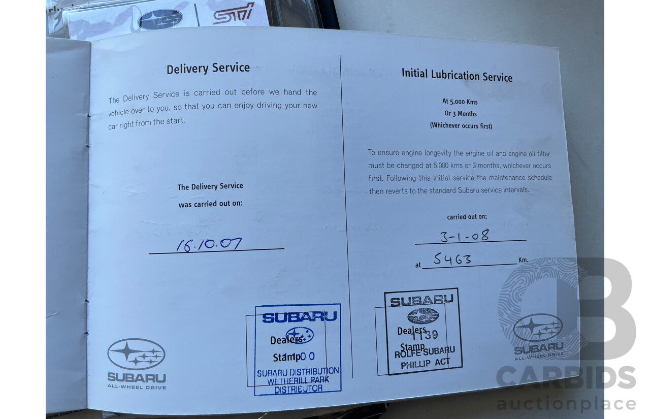 10/2007 Subaru Liberty 2.5i Premium MY07 4d Sedan Grey 2.5L