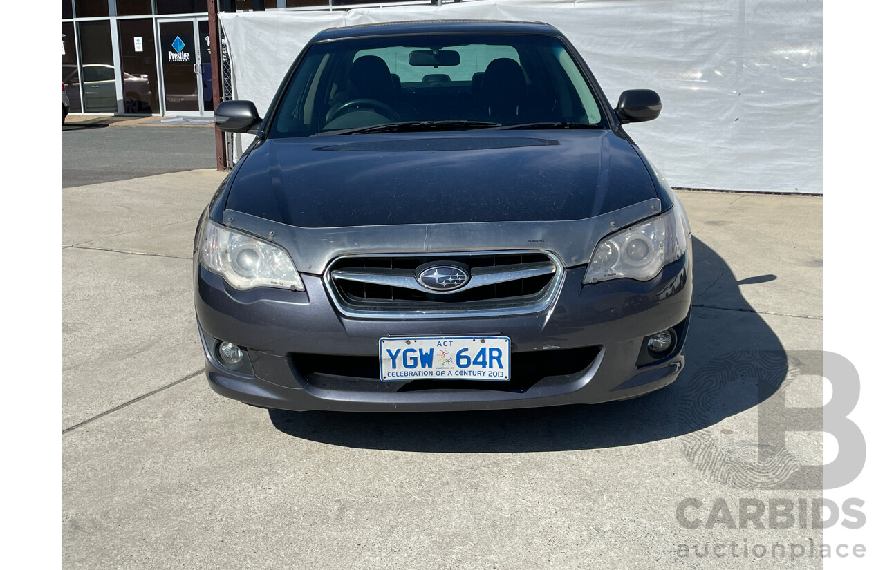 10/2007 Subaru Liberty 2.5i Premium MY07 4d Sedan Grey 2.5L