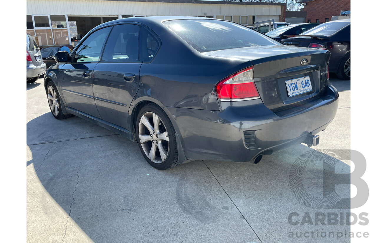 10/2007 Subaru Liberty 2.5i Premium MY07 4d Sedan Grey 2.5L