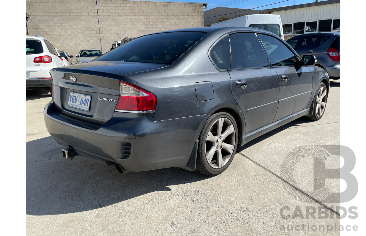 10/2007 Subaru Liberty 2.5i Premium MY07 4d Sedan Grey 2.5L