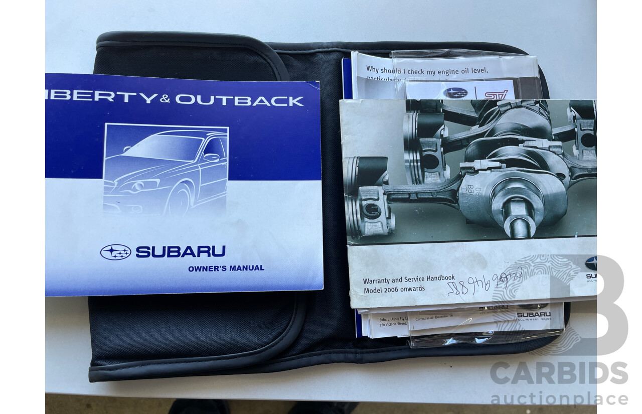 10/2007 Subaru Liberty 2.5i Premium MY07 4d Sedan Grey 2.5L