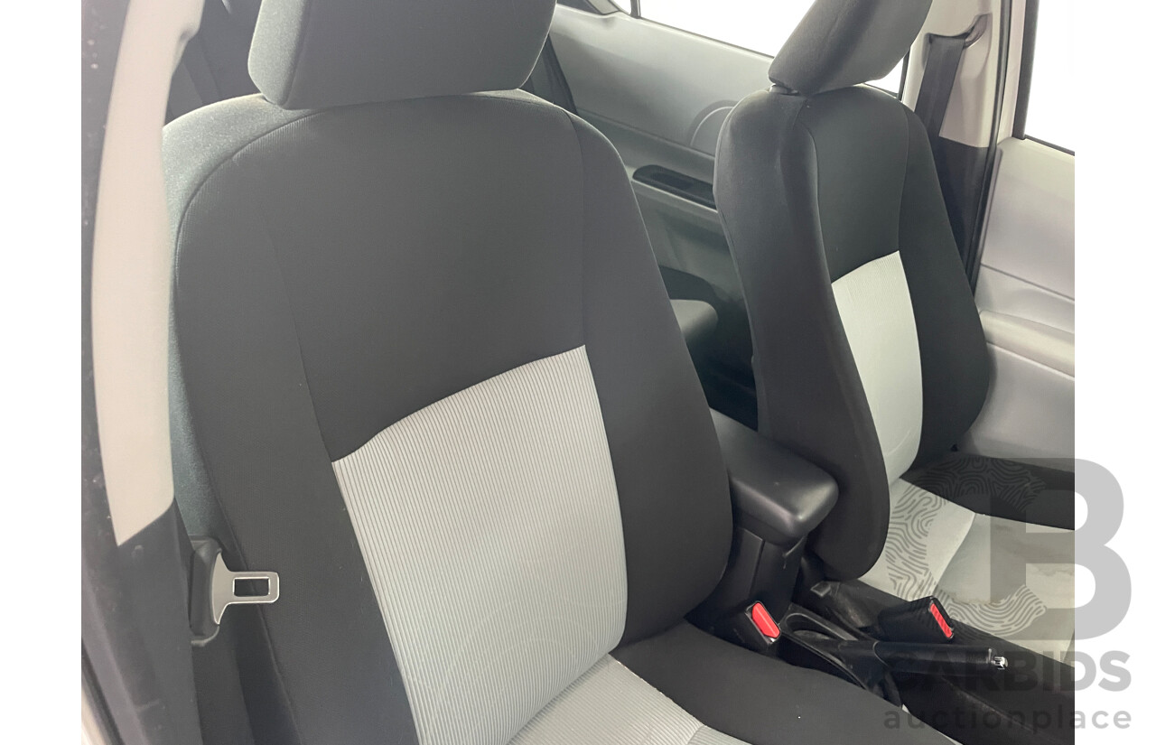 9/2012 Toyota Prius-C Hybrid NHP10R 5d Hatchback White 1.5L