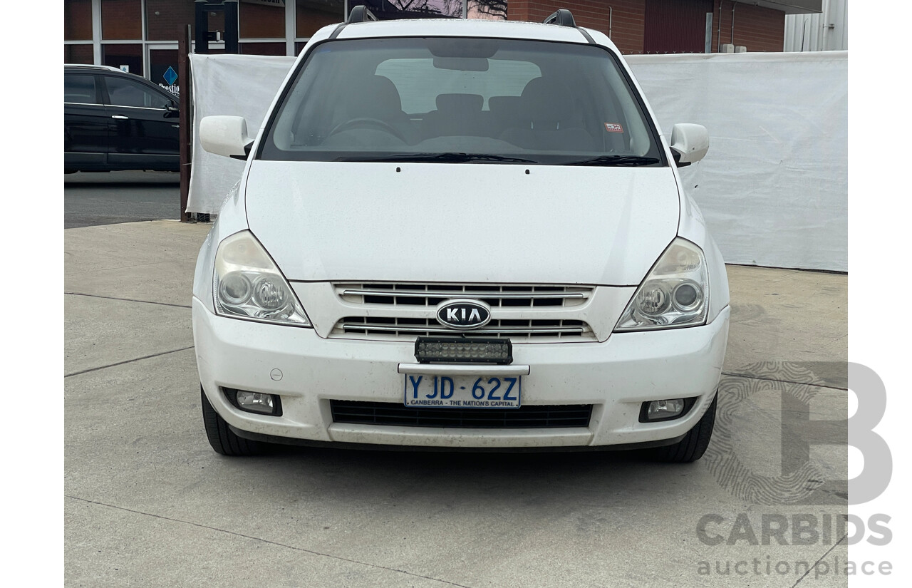5/2008 Kia Carnival EX VQ 4d Wagon White 2.7L