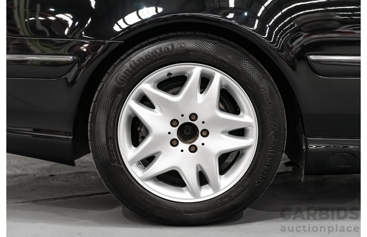 9/2001 Mercedes Benz CL500 W215 2d Coupe Obsidian Black V8 5.0L