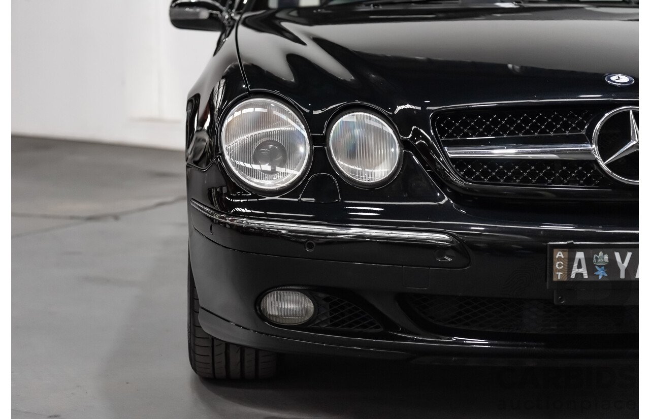 9/2001 Mercedes Benz CL500 W215 2d Coupe Obsidian Black V8 5.0L