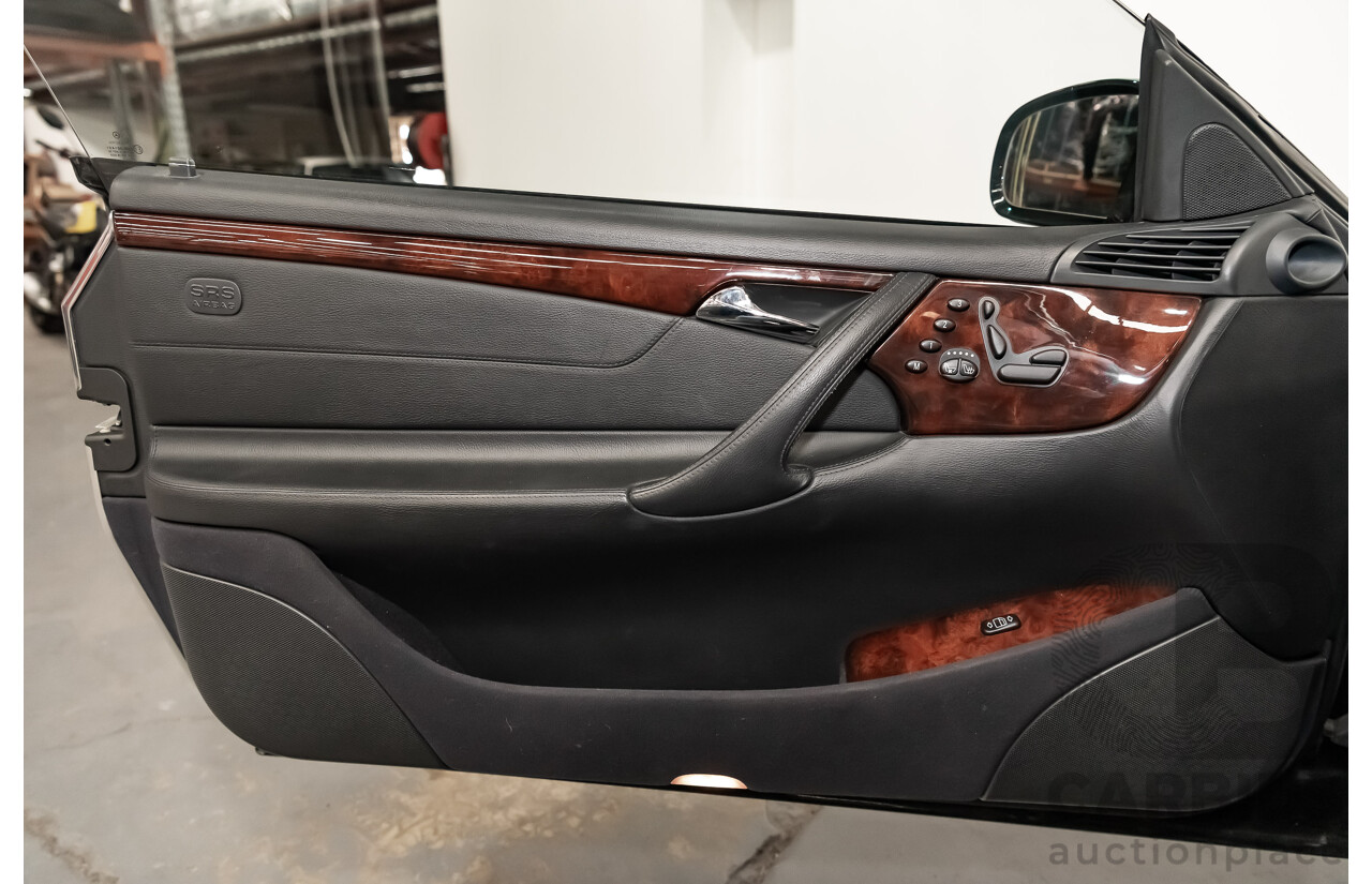 9/2001 Mercedes Benz CL500 W215 2d Coupe Obsidian Black V8 5.0L